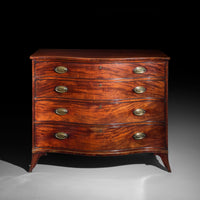 Fine George III Serpentine Chest of Drawers