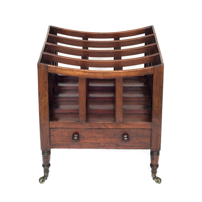 George III Mahogany Canterbury