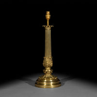 Fine Regency Bronze Table Lamp