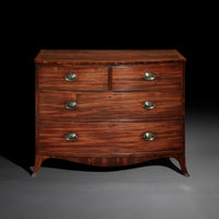 George III Bow-Front Chest of Drawers, Attributed to Gillows