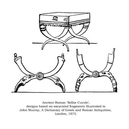 Regency Curule Stool