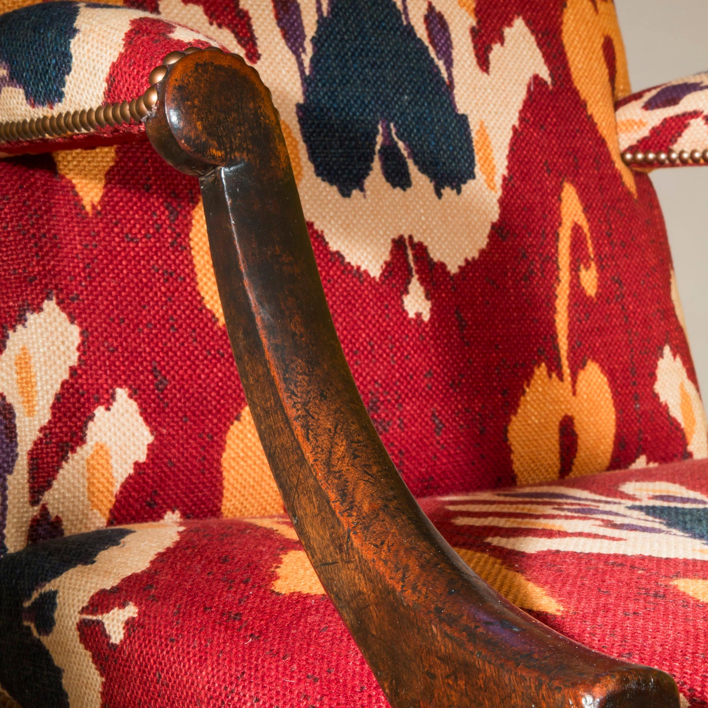 George II Red Walnut Armchair