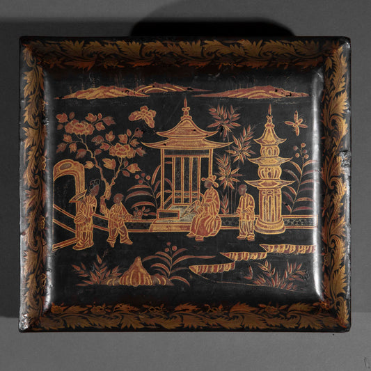 19th Century Chinoiserie Lacquer Box
