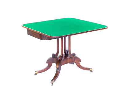 Regency Mahogany Card Table