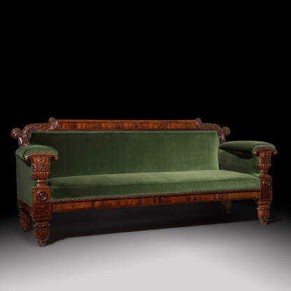 Fine Regency Mahogany Sofa, after a design by John Taylor