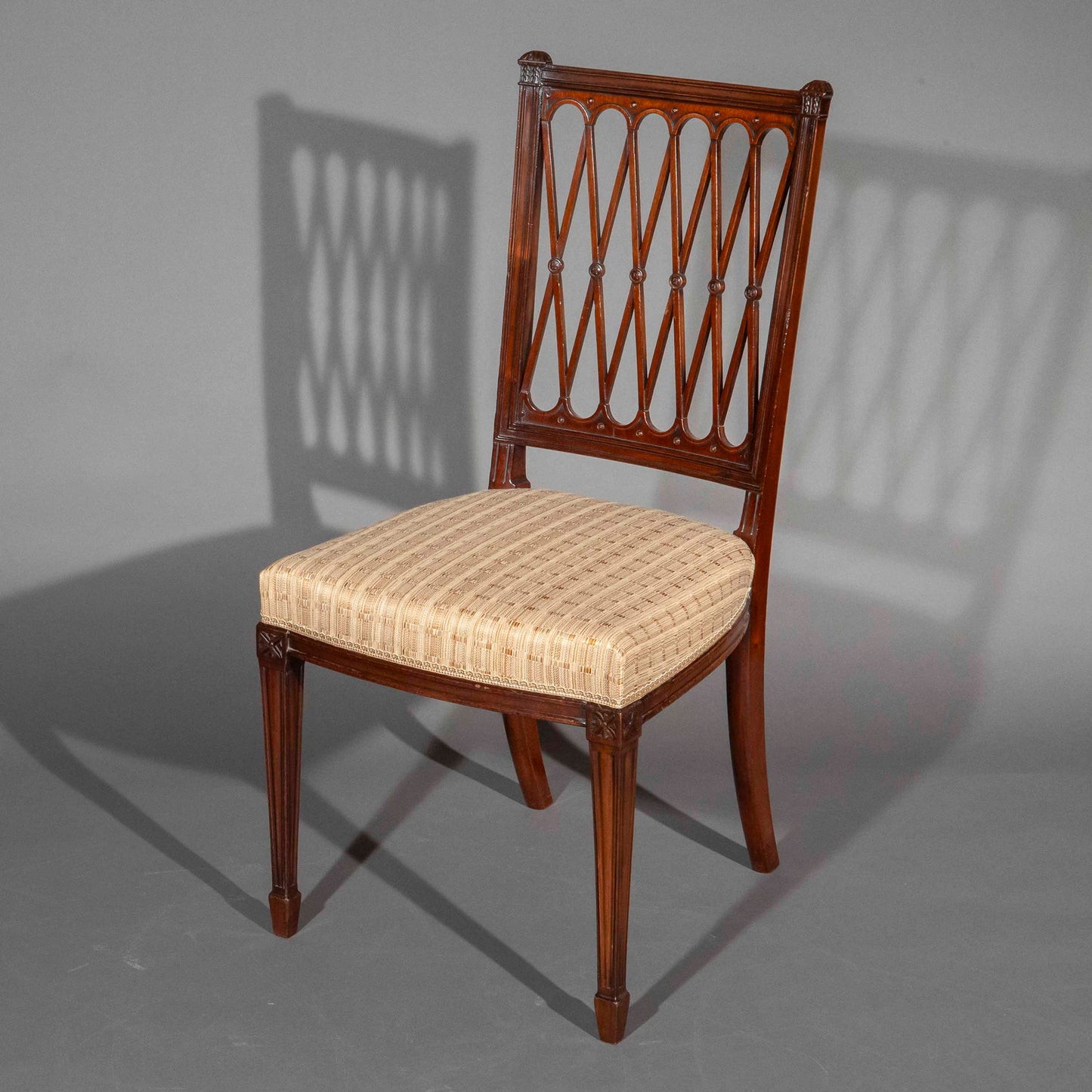 Set of Eight Elegant 19th Century Dining Chairs