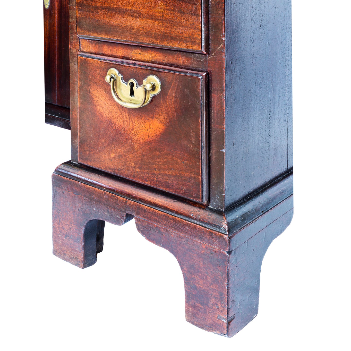 Fine George II Cuban Mahogany Kneehole Desk