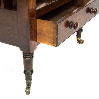 George III Mahogany Canterbury