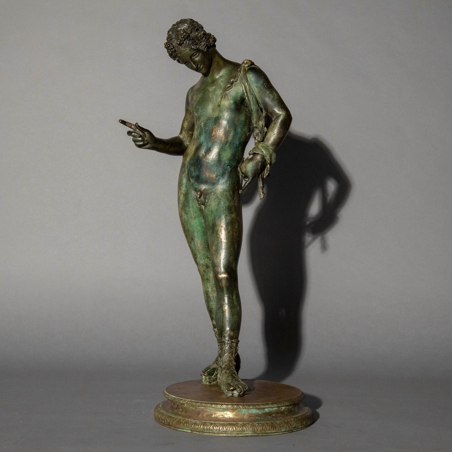 Grand Tour Bronze Figure of Dionysus