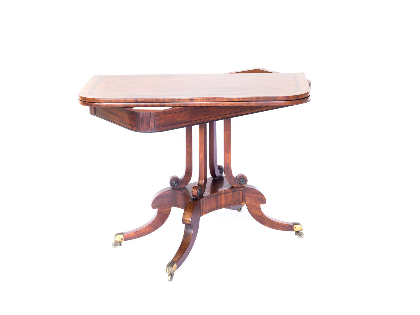 Regency Mahogany Card Table