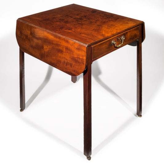 George III Chippendale Mahogany Pembroke Table