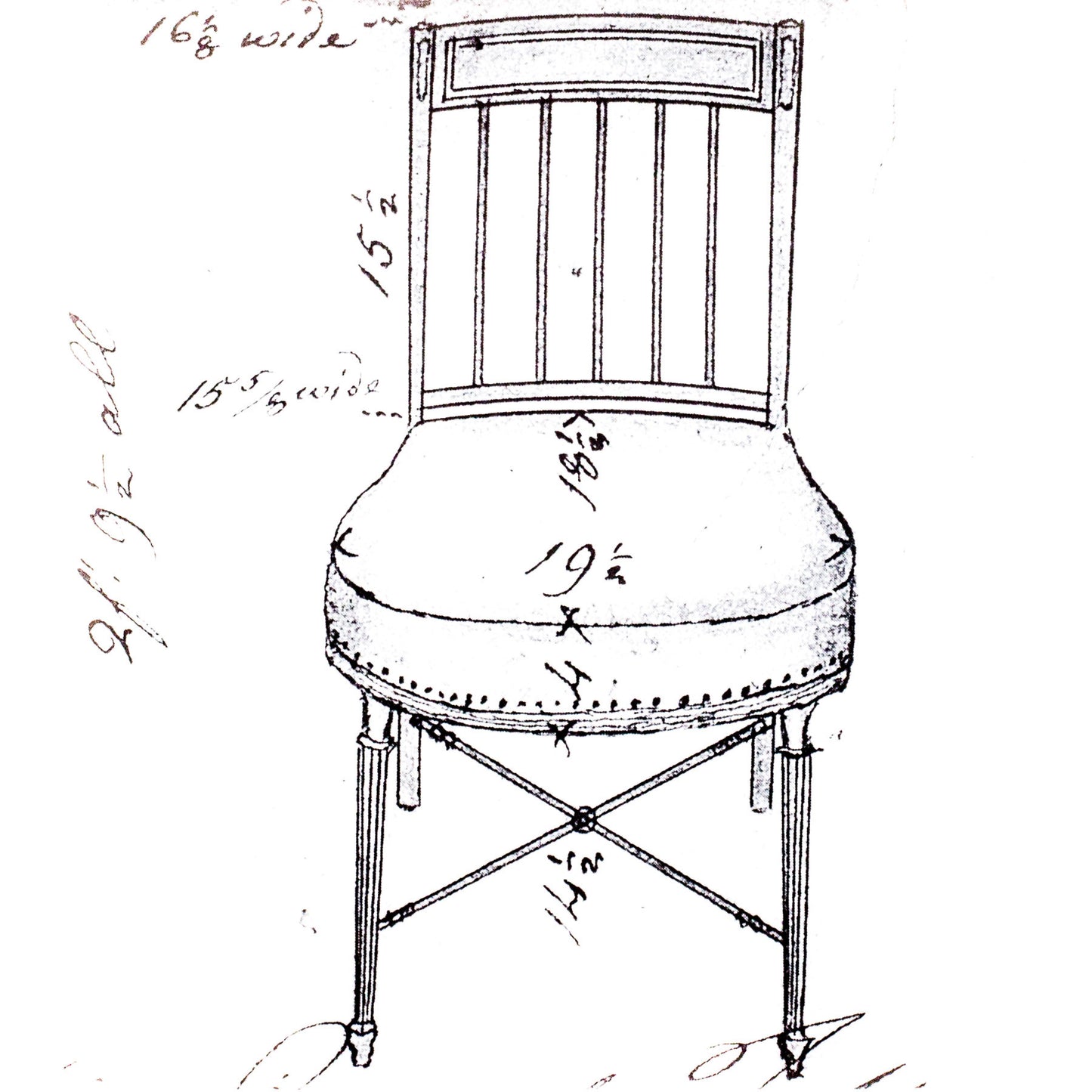 Fine George III Mahogany Chair, Manner of Gillows