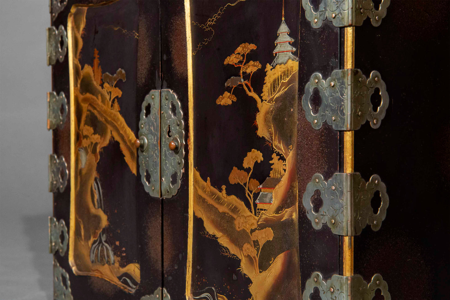 Fine 19th Century Japanese Lacquer Cabinet