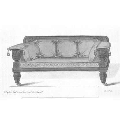 Fine Regency Mahogany Sofa, after a design by John Taylor