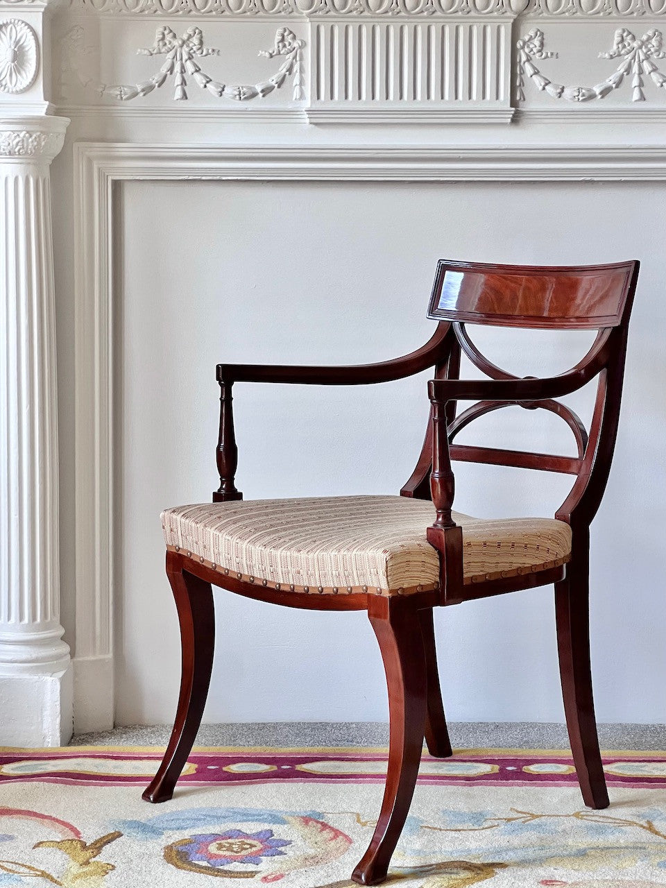 Pair of Regency Klismos Chairs, attributed to Gillows