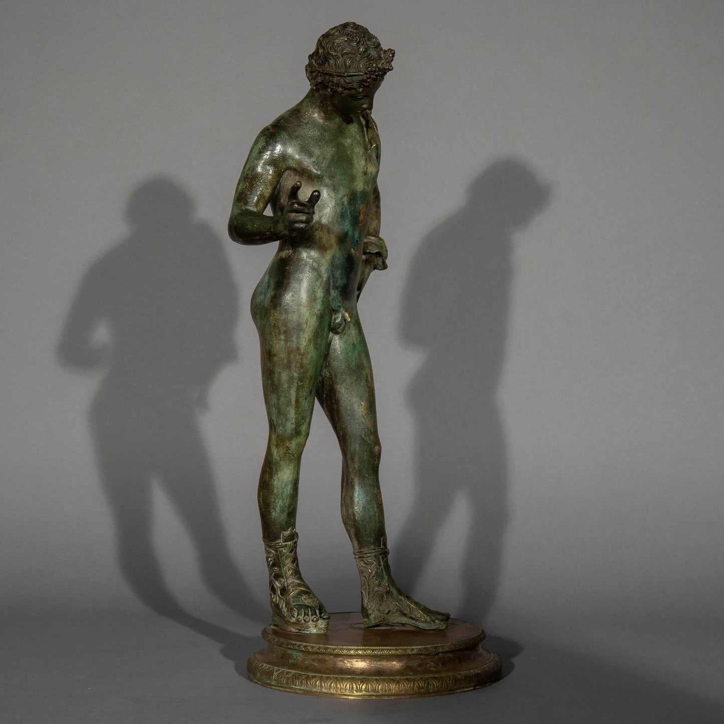 Grand Tour Bronze Figure of Dionysus