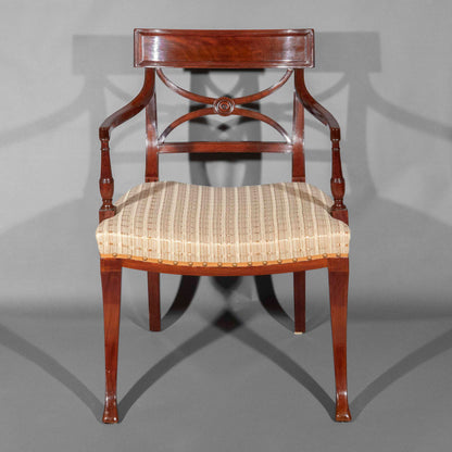 Pair of Regency Klismos Chairs, attributed to Gillows