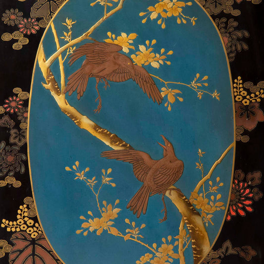 Pair of Chinoiserie Lacquer Panels