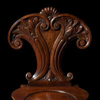 Pair of Regency Hall Chairs, attributed to Gillows