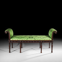 Fine Neoclassical Mahogany Stool