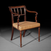 Fine George III Open Armchair