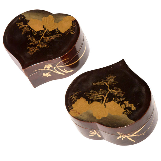 Pair of 19th century Japanese Lacquer Boxes