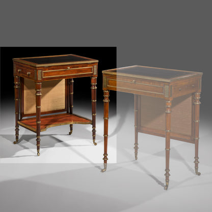 Fine George III Mahogany Writing Table attributed to John McLean