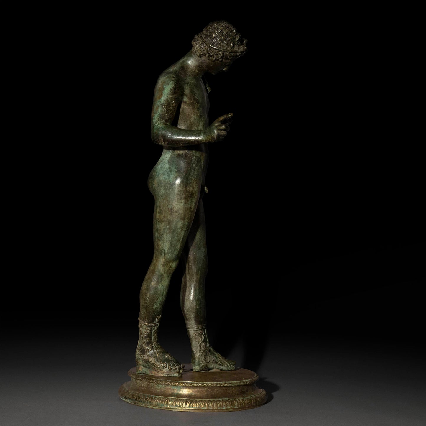 Grand Tour Bronze Figure of Dionysus