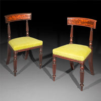 Pair of Regency Side Chairs, in the manner of George Bullock