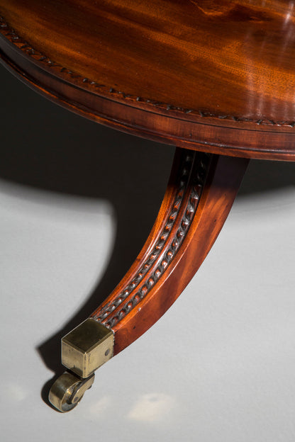 Regency Mahogany Two Tier Round Table, Attributed to Gillows