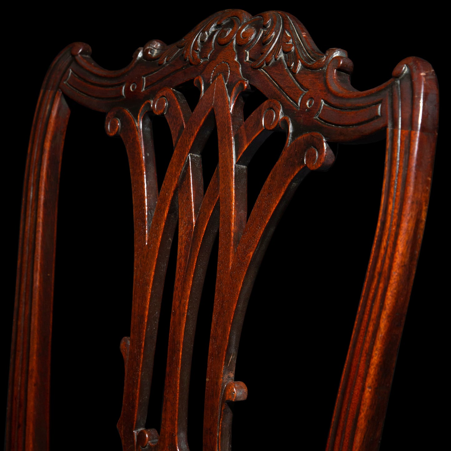 Fine George III Chippendale Mahogany Chair