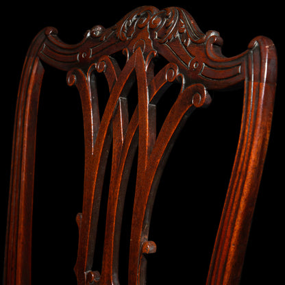 Fine George III Chippendale Mahogany Chair