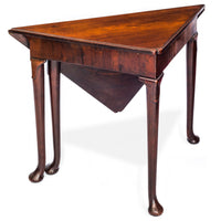 George II Mahogany Corner Table