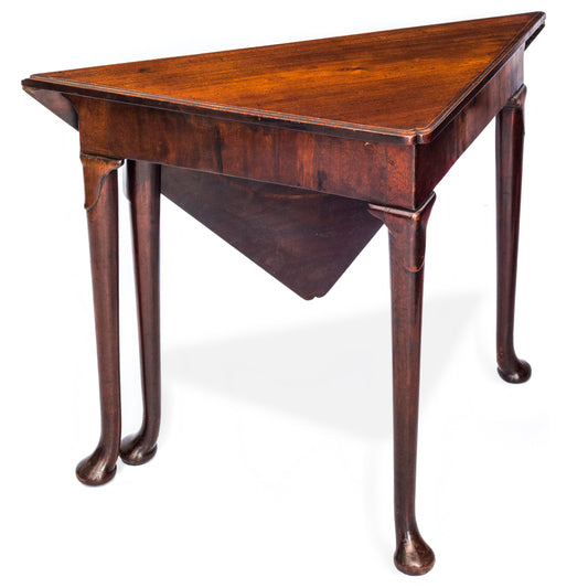 George II Mahogany Corner Table