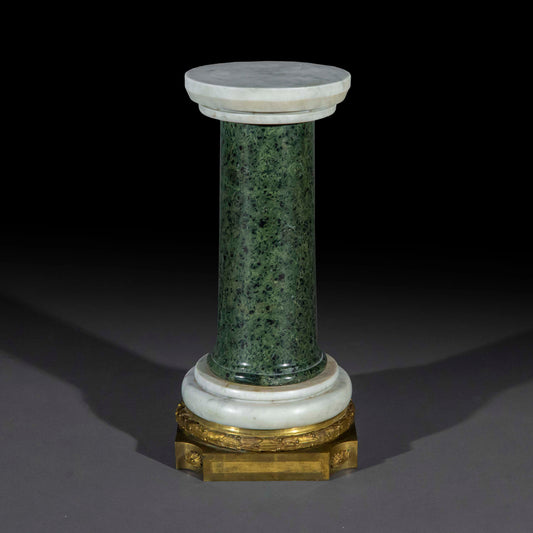 Large Grand Tour Marble Column Plinth
