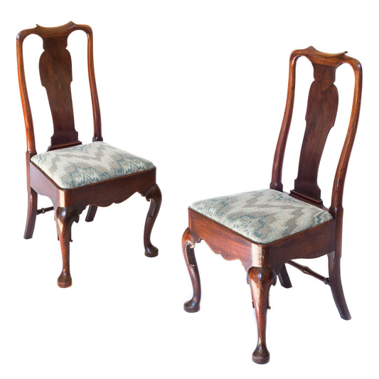 Fine Pair of George II Mahogany Chairs