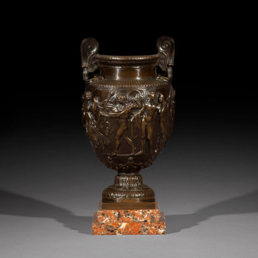 Antique Bronze Volute Krater