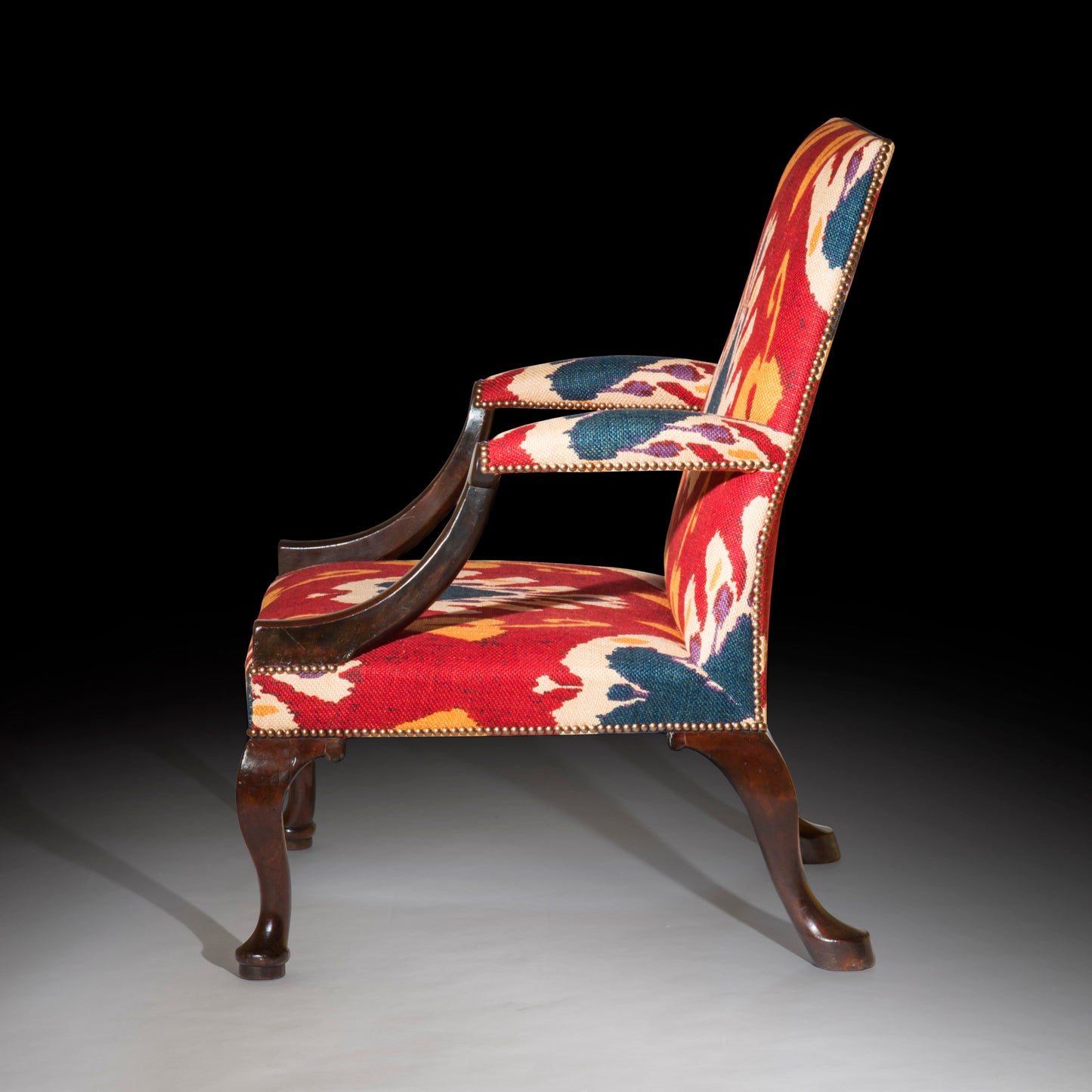 George II Red Walnut Armchair