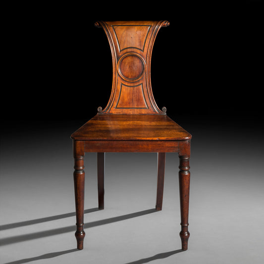 Regency Mahogany Hall Chair