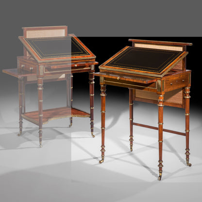 Fine Regency Rosewood Writing Table attributed to John McLean