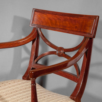 Pair of Regency Klismos Chairs, attributed to Gillows