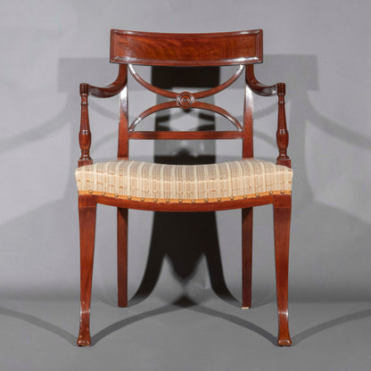 Pair of Regency Klismos Chairs, attributed to Gillows