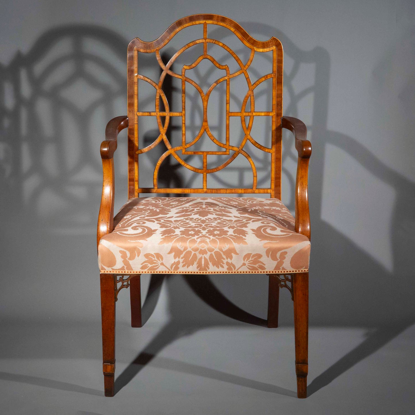 Pair of Large Georgian Armchairs
