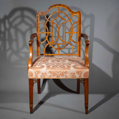 Pair of Large Georgian Armchairs