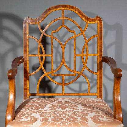 Pair of Large Georgian Armchairs