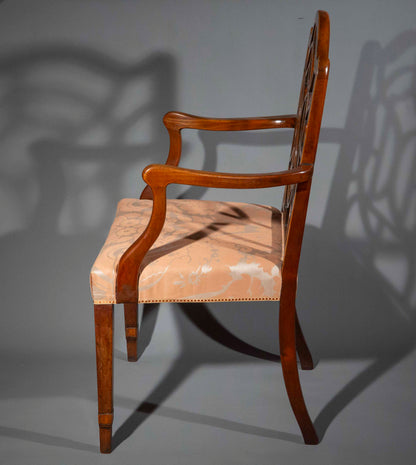 Pair of Large Georgian Armchairs