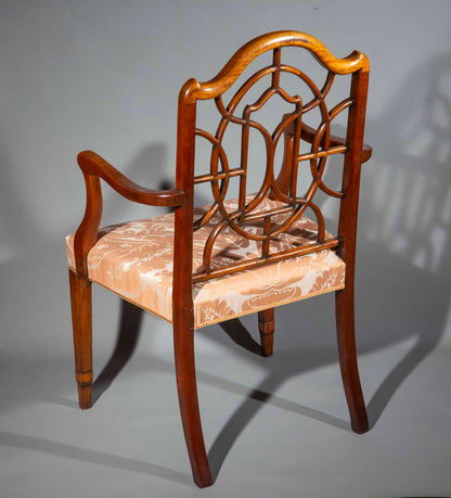 Pair of Large Georgian Armchairs