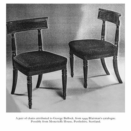 Pair of Early 19th Century Regency Chairs, attributed to George Bullock