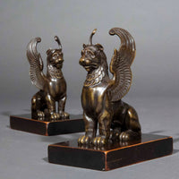 Early 19th Century Bronze Figures of Griffins