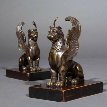 Early 19th Century Bronze Figures of Griffins
